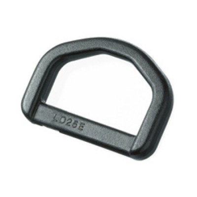 YKK Plastic D-Rings - 3/4 - Black